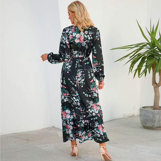 Robe Bohème Manches Longues