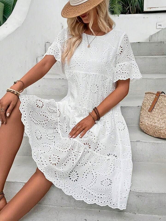 Robe Blanche d'Été